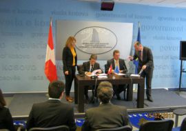 Nënshkrimi i marrëveshjes në mes të Zyres Zvicerane për Bashkëpunim dhe Ministrisë Punës dhe Mirëqenies Sociale